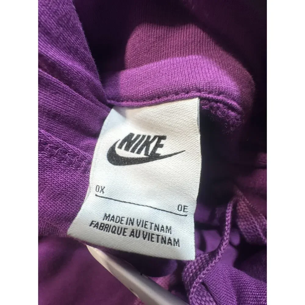 NIKE THERMA-FIT Women Purple Hoodie Sz 0X Brand New‎